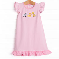 Wild Ones Applique Dress, Pink