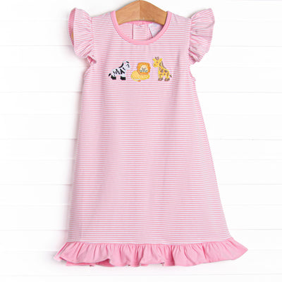 Wild Ones Applique Dress, Pink