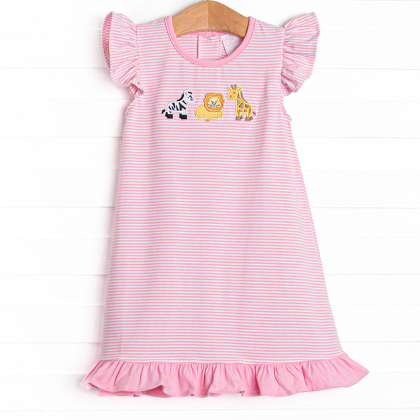 Wild Ones Applique Dress, Pink
