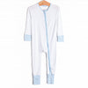 Dotted Daydreams Bamboo Zippy Pajama, Blue
