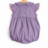 Trick or Treat Tabby Smocked Bubble, Purple