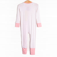 Dotted Daydreams Bamboo Zippy Pajama, Pink