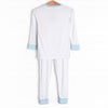 Dotted Daydreams Bamboo Pajama Set, Blue