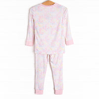 Psychedelic Snooze Bamboo Pajama Set, Pink