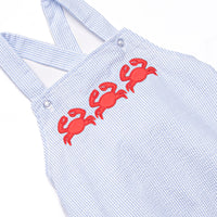 Sandy Shuffle Applique Sunsuit, Blue