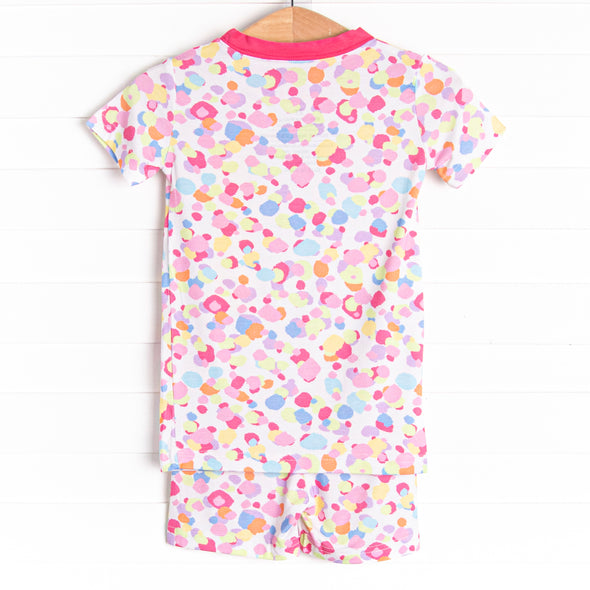 Fiesta Siesta Bamboo Pajama Short Set, Pink