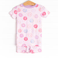Glazy Day Bamboo Pajama Short Set, Pink