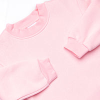 Basic Mock Neck Sweatshirt, Pink