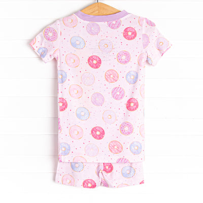Glazy Day Bamboo Pajama Short Set, Pink