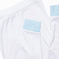 Dotted Daydreams Bamboo Pajama Set, Blue
