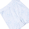Cozy Carving Bamboo Pajama Short Set, Blue