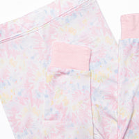 Psychedelic Snooze Bamboo Pajama Set, Pink