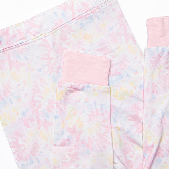 Psychedelic Snooze Bamboo Pajama Set, Pink