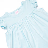 Millie Magnolia Ruffle Short Set, Blue