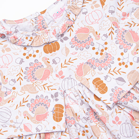 Be Thankful Dress, Pink