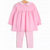 Hocus Pocus Hat Applique Legging Set, Pink
