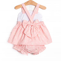 Rosy Reef Diaper Set, Pink