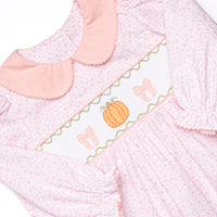 Primrose Pumpkins Smocked Dress, Pink