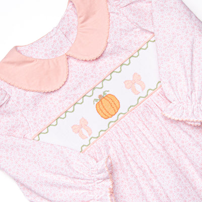 Primrose Pumpkins Smocked Dress, Pink