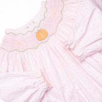 Primrose Pumpkins Smocked Legging Set, Pink