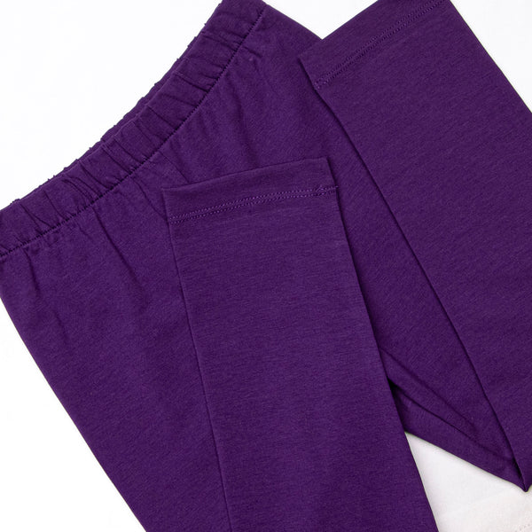 Trick or Treat Tabby Smocked Legging Set, Purple