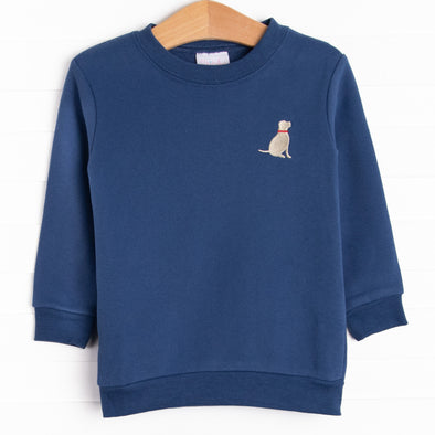 Roooof Roooof Fleece Sweatshirt, Navy