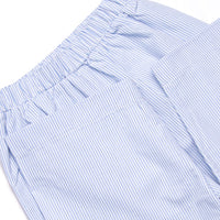 Candy Corn Craze Smocked Pant Set, Blue