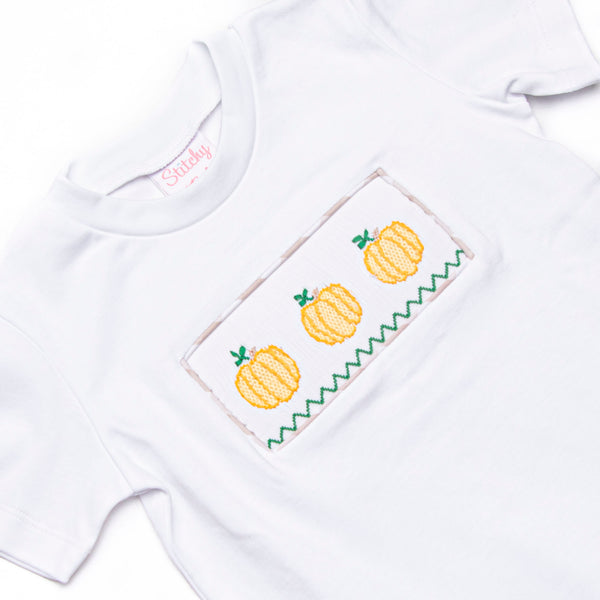 Plentiful Pumpkins Smocked Pant Set, Brown