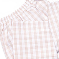 Plentiful Pumpkins Smocked Pant Set, Brown