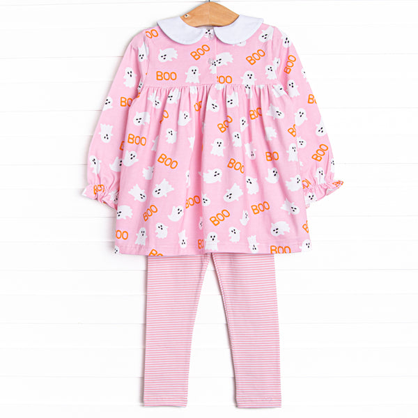 Happy Haunts Legging Set, Pink