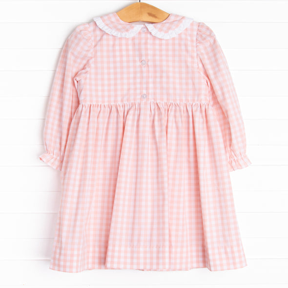 Montreal Maple Smocked Dress, Pink