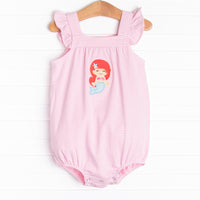 Mermaid Lagoon Applique Bubble, Pink