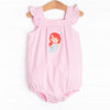 Mermaid Lagoon Applique Bubble, Pink
