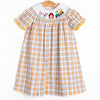 Fun At The Farm Smocked Dress, Yellow