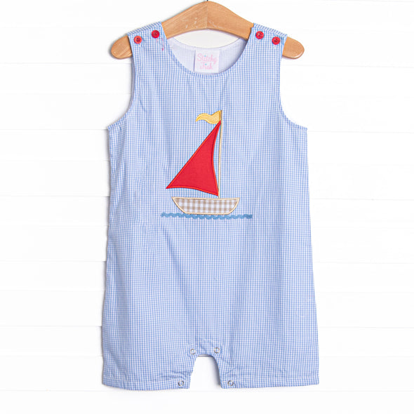 Nautical Navigator Applique Jon Jon, Blue
