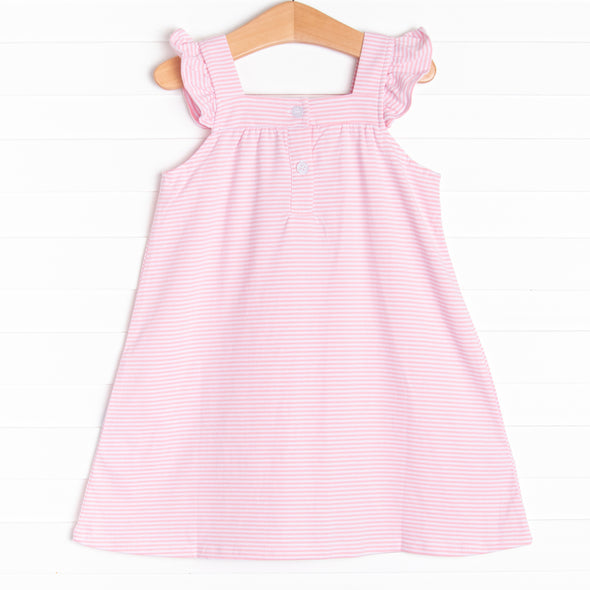 Mermaid Lagoon Applique Dress, Pink