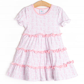 Day at the Ballet Ruffle Dress, Pink