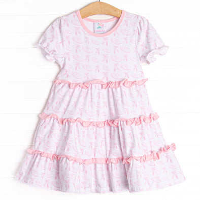 Day at the Ballet Ruffle Dress, Pink
