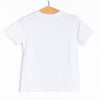 Flight Formation Applique Top, White