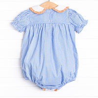 Spooky Season Embroidered Bubble, Blue