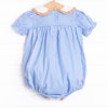Spooky Season Embroidered Bubble, Blue