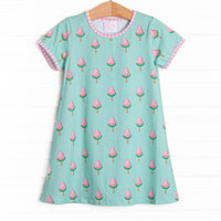 Sorbet Slice Dress, Green