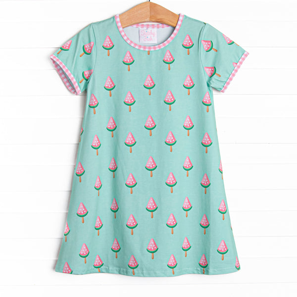 Sorbet Slice Dress, Green