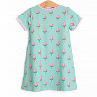 Sorbet Slice Dress, Green