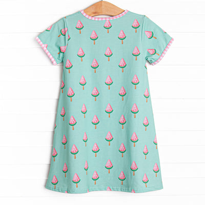 Sorbet Slice Dress, Green
