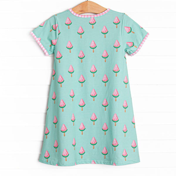 Sorbet Slice Dress, Green