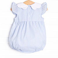 That Floral Feeling Applique Bubble, Blue