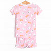 Happy Haunts Bamboo Pajama Short Set, Pink