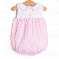 Tulip Tiers Embroidered Bubble, Pink