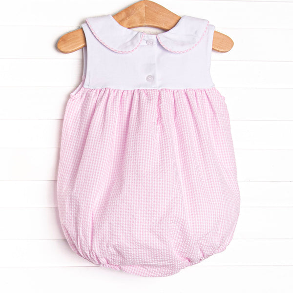 Tulip Tiers Embroidered Bubble, Pink